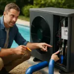 Come funziona una pompa di calore per piscina? Risparmia senza errori di installazione
