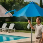 Perché gli ombrelloni da piscina scoloriscono subito? Il trattamento che li mantiene intatti