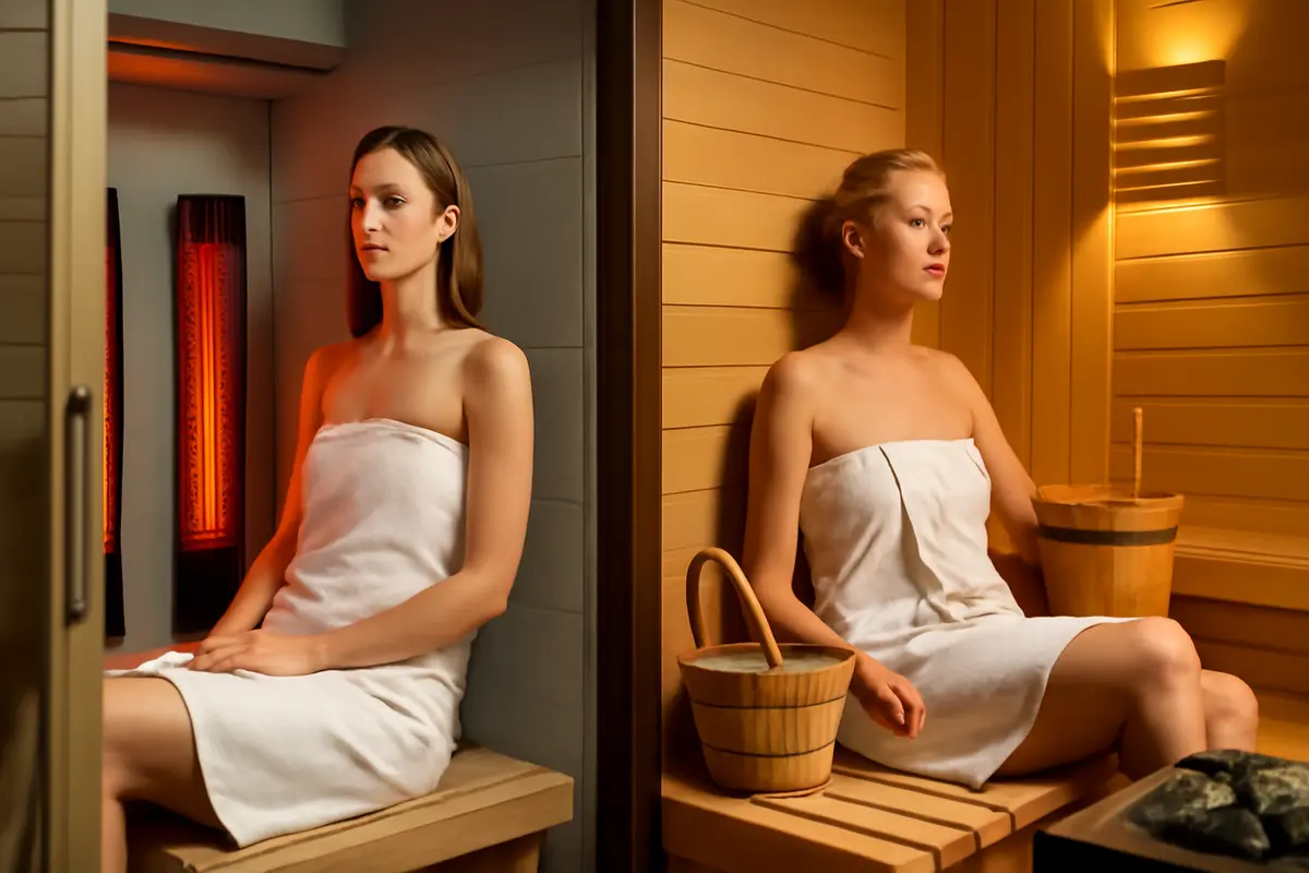Sauna infrarossi o sauna tradizionale? Il dettaglio che cambia l’esperienza di benessere