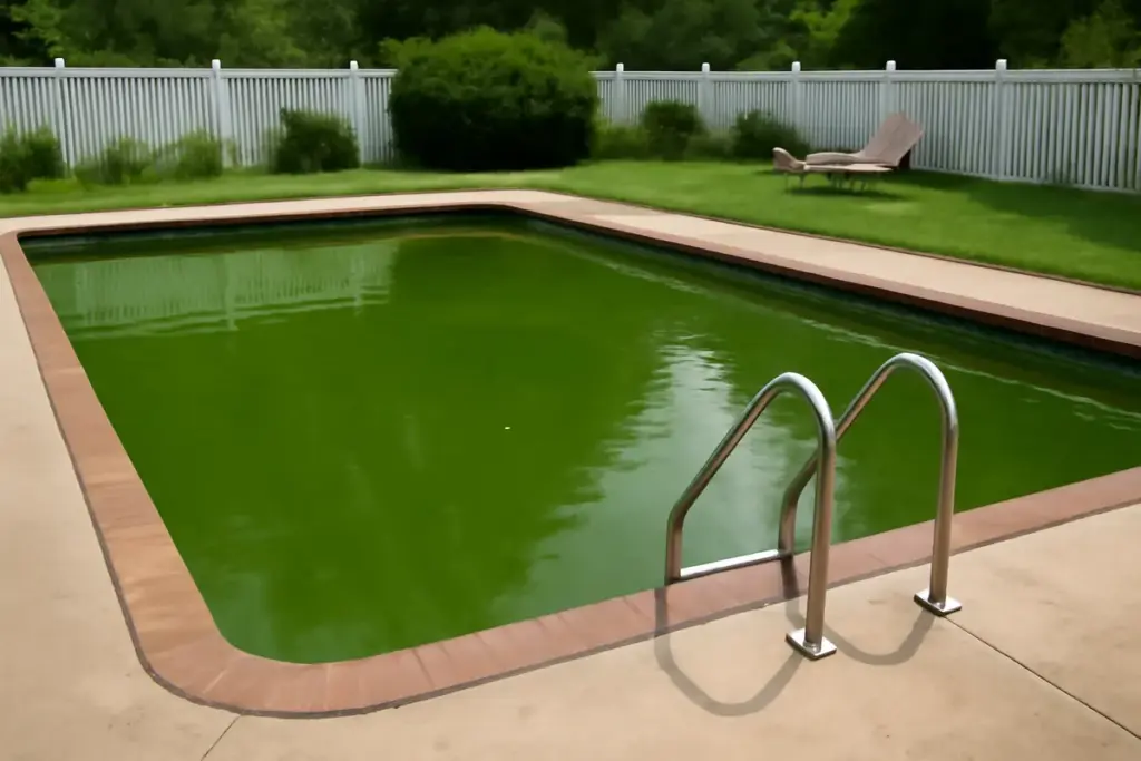 Cosa succede se salta la manutenzione settimanale della piscina? Il problema che si presenta subito