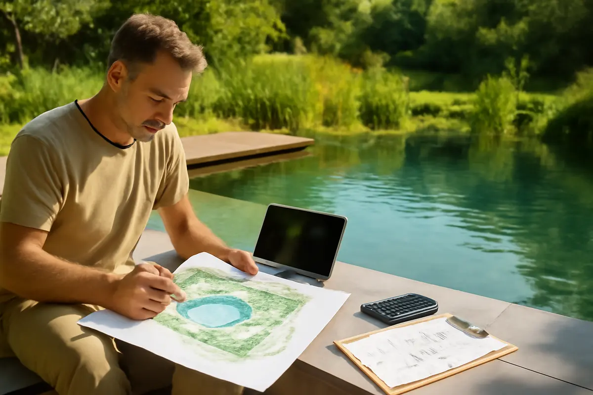 Progettazione di una piscina naturale: benefici nascosti per salute, estetica e ambiente