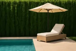 Cosa mettere vicino alla piscina per proteggersi dal caldo? La soluzione che garantisce fresco e privacy