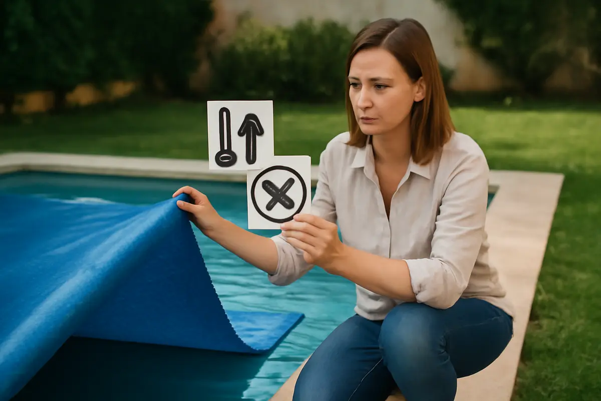 Come scegliere la copertura isotermica per la piscina? Mantieni la temperatura e blocca lo sporco