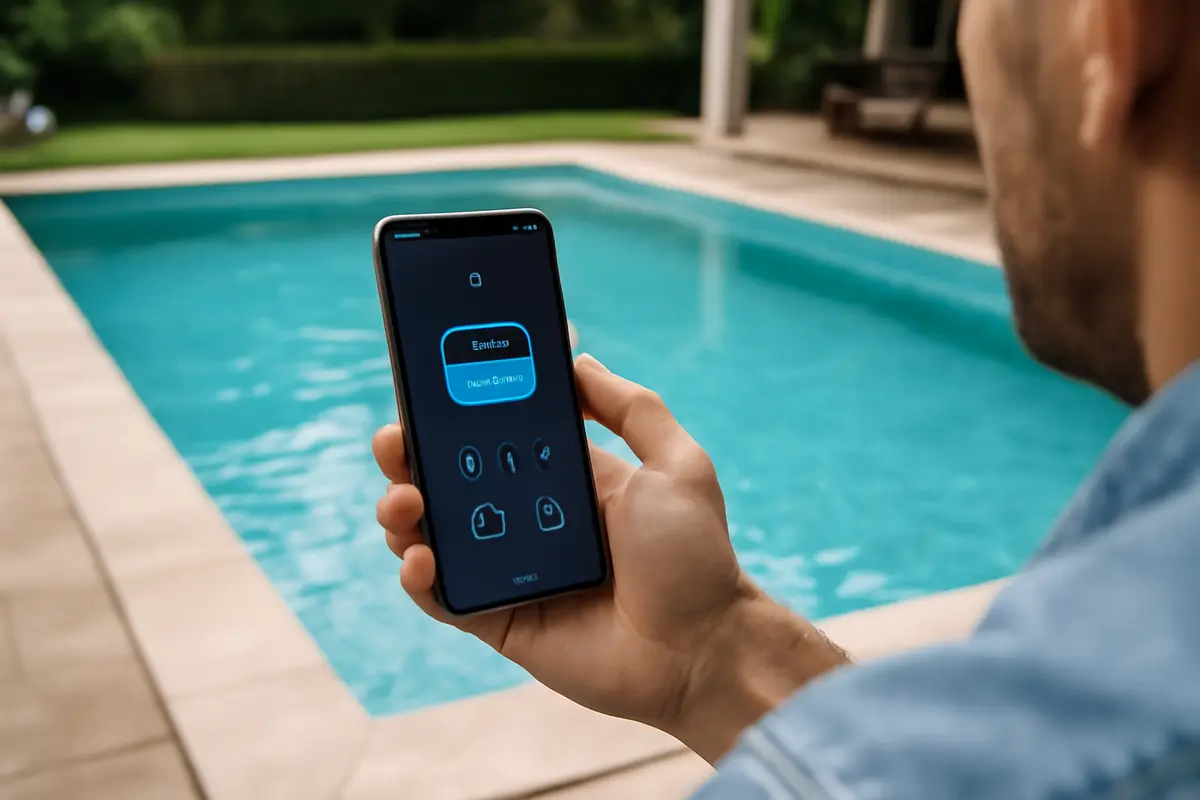 Sistema di controllo domotico per piscina: gestisci tutto dallo smartphone, anche da remoto