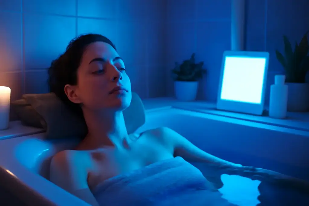 Ridurre lo stress quotidiano con la cromoterapia in spa domestica: risultati tangibili in poche sedute