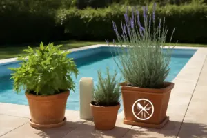 Piante e fioriere da esterno: la scelta che tiene lontani insetti e zanzare dal bordo piscina