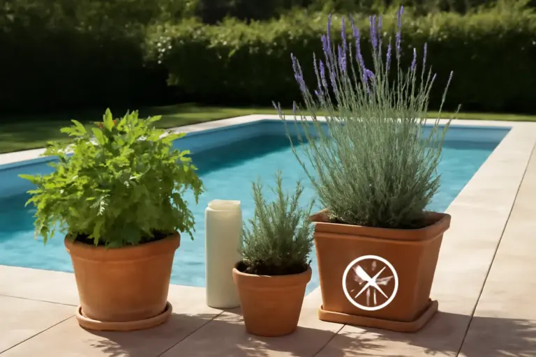 Piante e fioriere da esterno: la scelta che tiene lontani insetti e zanzare dal bordo piscina