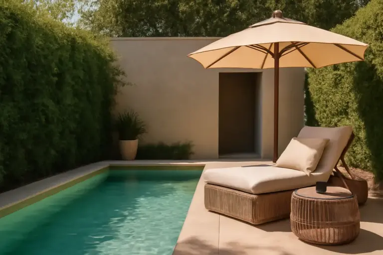 Come progettare una piscina con zona relax? Soluzioni per massimizzare comfort e privacy